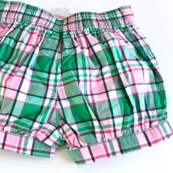 NWT Baby Girl Pink Plaid Bubble Shorts 3-6 months - Picture 4 of 4